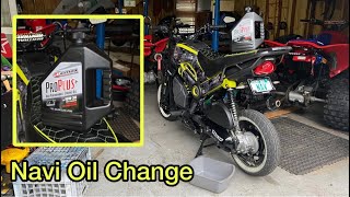 How to Oil change Honda Navi [upl. by Gherardo956]