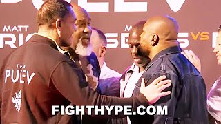 SHANNON BRIGGS amp RAMPAGE JACKSON GO AT IT SEPARATED AFTER HEATED WORDS DURING BOXING VS MMA DEBATE [upl. by Liauqram]