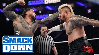 Jey Uso vs Solo Sikoa SmackDown highlights April 5 2024 [upl. by Ytirahs]