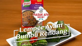 Resep Lemper Ayam Bumbu Rendang [upl. by Ennaeed886]