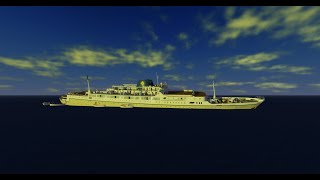 Surviving the sinking of the MTS Oceanos in Roblox Part 1 [upl. by Adrell]