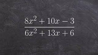 Simplify a rational expression [upl. by Alywt]