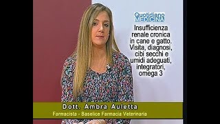 Insufficienza renale cronica in cane e gatto Cibi adeguati integratori omega 3 [upl. by Dadivitan675]