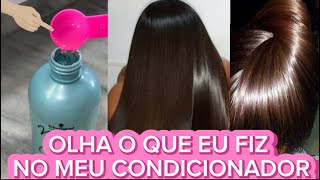 O CONDICIONADOR VIRA UMA MASCARA PARA CABELO POTENTE SE VOCÊ FIZER ISSO [upl. by Bobbi]