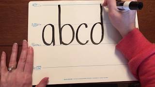 Lowercase Letters  Letter Formation [upl. by Rimaj]