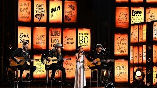 Country Stars Honor Las Vegas Mass Shooting Victims With Moving Grammy Tribute [upl. by Perrin]