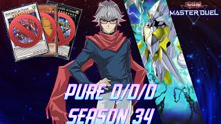 PURE DDD IS BACK IN BLACK NO MAXX C RUN YuGiOh Master Duel [upl. by Nolyag794]