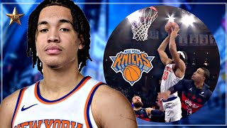 Knicks Have Found HIDDEN GEM In Pacome Dadiet Sims SILENCES Critics wINSANE Game  Knicks News [upl. by Akeemat]