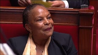 Taubira fait rire lAssemblée en ironisant sur Ciotti [upl. by Rona]