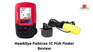 HawkEye Fishtrax 1C Fish Finder Review [upl. by Kiker726]