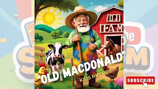 Old MacDonald Had a Farm  Fun Animal Sounds Nursery Rhyme for Kids  Kidz Scholium [upl. by Ylhsa]