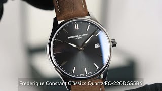 Frederique Constant Classics Quartz FC220DGS5B6 [upl. by Anoval]