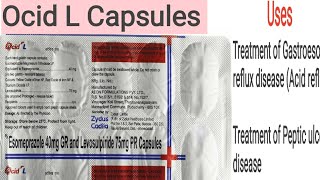 Ocid L Capsules uses in Hindi Ocid L Capsules in Hindi Eomeprazole And Levosulpiride Capsules [upl. by Aramad574]