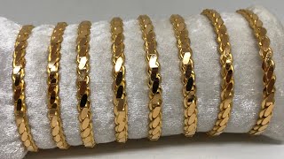 22 AYAR BURMA BİLEZİK 340 GRAM BURMA BİLEZİK MODELLERİ 22K BRACELETS [upl. by Hahsi474]