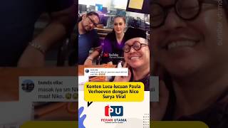 Viral Video Paula amp Nico Saat Ngonten Luculucuan paula beritaartis selebriti artis [upl. by Wiggins298]