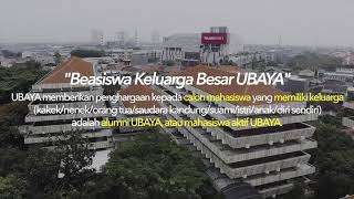 Beasiswa Ubaya  Universitas Surabaya [upl. by Enyaw]