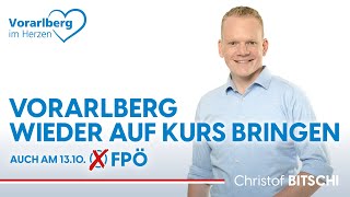 Vorarlberg wieder auf Kurs bringen [upl. by Paderna]