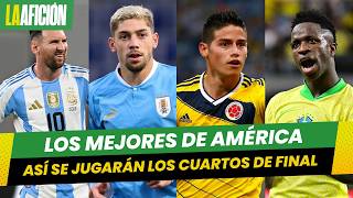 Copa América 2024 Así quedan los partidos de los cuartos de final Fechas y horarios [upl. by Namie]