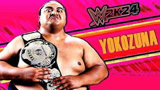 WWE 2K24  Yokozuna Signatures and Finishers [upl. by Alliuqahs]