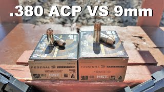 Could this Be THE 380 Round Federal HST 380 ACP VS 9mm [upl. by Otrebire]