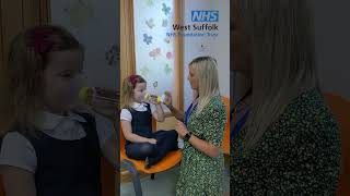 Our paediatric respiratory nurse specialist Liz explains good inhaler technique AskAboutAsthma [upl. by Attiuqehs]