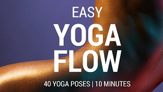 How to do Yoga Flow Poses for beginners at home Easy home yoga practice Start Yoga challenge [upl. by Sondra647]