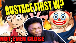 LUFFY VS GOKU RAP BATTLE REACTION  RUSTAGE ft Shao Dow [upl. by Eerased377]