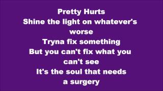 Beyonce  Pretty Hurts Lyrics [upl. by Nylorahs]