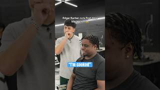 Edgar barber cuts nonchalant dread head for the first time fyp [upl. by Azila652]