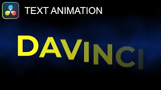 TEXT Animation Tutorial in DaVinci Resolve 19  Text Reveal Animation [upl. by Carbrey]