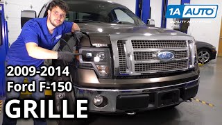 How to Replace Grille 20092014 Ford F150 [upl. by Droffig155]