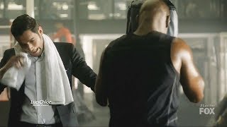 Lucifer 3x11 Luci Training Amenadiel as Boxer for the Fight Season 3 Episode 11 S03E11 [upl. by Tezile]