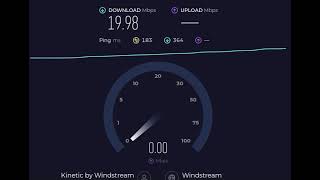 kinetic by windstream 1 Gig Internet speed test [upl. by Bocaj]