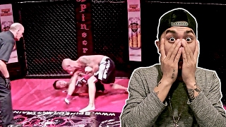 Reacting to my FIRST MMA CAGE FIGHT [upl. by Mullen]