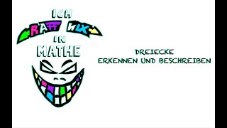 DREIECKE ERKENNEN UND BESCHREIBEN  einfach erklärt [upl. by Yeloc]