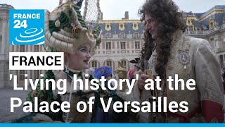 Living history Costumed tourists flock to Versailles for Fêtes Galantes • FRANCE 24 English [upl. by Emelda]