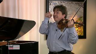 Brahms Violin Concerto Masterclass excerpt with Sergey Ostrovsky [upl. by Ayoted]