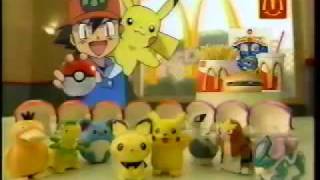 Pokémon McDonalds Pikachu Toy and Happy Set JPN Commercials [upl. by Wernsman]