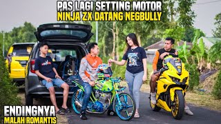 BOS MUDA LAGI SETTING MOTOR PERSIAPAN BALAPAN MALAH DIBULLY NINJA ZX Tapi kena mental [upl. by Ameerak289]