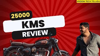 Royal Enfield Classic 350  REBORN  25000KMS  REVIEW [upl. by Akimat434]