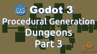 Procedural Generation in Godot Dungeon Generation part 3 [upl. by Aicnerolf]