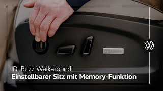 ID Buzz  Einstellbarer Sitz mit MemoryFunktion IDWalkaround [upl. by Fihsak]