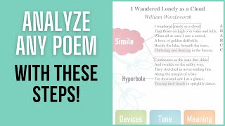 Analyze ANY Poem With These Steps [upl. by Ahsaf]