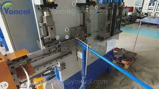 CNC Paint Roller Frame Making Machine [upl. by Yseulte]