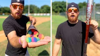 I Corked A Baseball Bat With Bouncy Balls [upl. by Adnik]