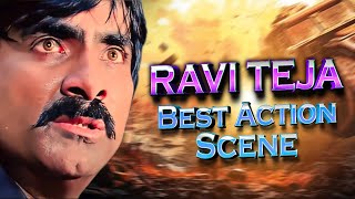 RAVI TEJA BEST ACTION SCENE HINDI DUBBED  RAVI TEJA FIGHT SCENE  HINDI DUBBED ACTION MOVIE SCENE [upl. by Amhser]