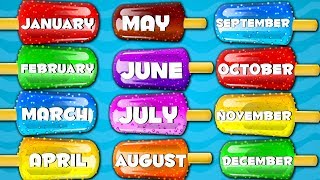 Months Of The Year Songs For Kids And children Preschool Videos For Baby [upl. by Anayit]