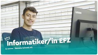 Werde Informatiker bei Siemens Schweiz AG  Lehrstellenvideo  Yousty [upl. by Bilow]