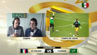 Sp Italiano vs Ituzaingó En Vivo  Fecha 8  Primera C 201718 [upl. by Sadye18]