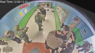 Newly released Uvalde shooting footage shows police response to tragedy from inside school [upl. by Gawen]